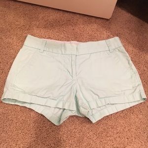 J.CREW FACTORY MINT CHINO SHORTS SIZE 2